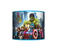 AVENGERS ~ CEILING LAMPSHADE ~ 10" DRUM ~ BOYS LAMP BEDROOM SHADE