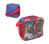 Avengers Character Lunch Bag for Kids - Insulated with Adjustable Strap - Lightweight and Perfect for School, Nursery, and Travel