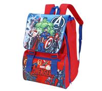 Avengers 40cm Square Backpack - Cool & Spacious for Kids - Red/Navy
