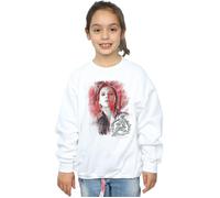Avengers Endgame Black Widow Brushed Sweatshirt Marvel White 5-6 Years