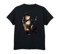 Avengers Endgame Boy's Avenge The Fallen Iron Man Cotton T-Shirt in Black | Size: 5-6 Years Avengers Endgame Black 5-6 Years