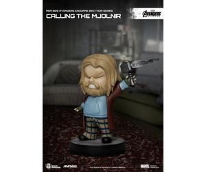 Avengers Endgame Bro Thor Calling Mjolnir Mini Egg Attack Figure MER-025