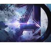 Avengers Endgame Dark Logo Sign Marvel American Superhero Print Poster Wall Art Picture A4 +