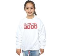 Avengers Endgame I Love You 3000 Distressed Sweatshirt Marvel White 12-13 Years
