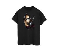 Avengers Endgame Men's Avenge The Fallen Iron Man Cotton T-Shirt in Black | Size: 3XL Avengers Endgame Black 3XL
