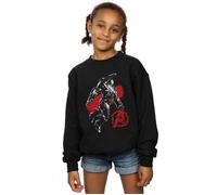 Avengers Endgame Mono War Machine Sweatshirt Marvel Black 12-13 Years