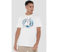 Avengers Marvel Endgame Quantum Logo T Shirt, White White