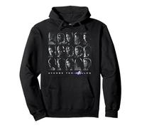 Avengers Endgame The Fallen Heroes Pullover Hoodie, Adult Unisex, Black, Medium
