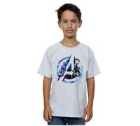Avengers Flared Logo T-Shirt Marvel Grey 9 Years