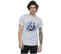 Avengers Flared Logo T-Shirt Marvel Grey M
