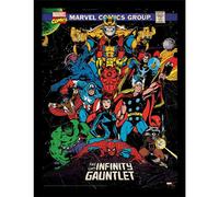 Avengers Infinity Gauntlet Framed Poster Multi