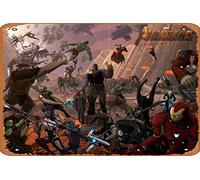 Avengers Infinity War 2018 5k Artwork, HD Movies, 4k Wallpapers, Images, Backgrounds, Photos and Pictures Poster, Metal Tin Sign, Vintage Style Wall Ornament Coffee & Bar Decor, Size 8" X 12"
