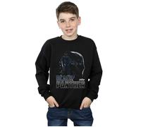 Avengers Infinity War Black Panther Character Sweatshirt Marvel Black 5-6 Years