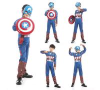 Rubies Official Avengers Endgame Captain America, Deluxe Child Costume - Medium, Age 5-7, Height 132 cm Halloween