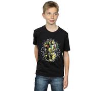 Avengers Infinity War Boy's Gauntlet Cotton T-Shirt in Black | Size: 12-13 Years Avengers Infinity War Black 12-13 Years