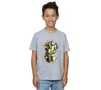 Avengers Infinity War Boy's Gauntlet Cotton T-Shirt in Grey | Size: 5-6 Years Avengers Infinity War Grey 5-6 Years