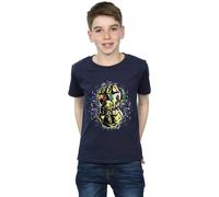 Avengers Infinity War Boy's Gauntlet Cotton T-Shirt in Navy | Size: 12-13 Years Avengers Infinity War Navy 12-13 Years