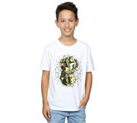 Avengers Infinity War Boy's Gauntlet Cotton T-Shirt in White | Size: 9 Years Avengers Infinity War White 9 Years