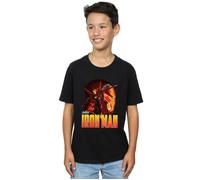 Marvel Boys Avengers Infinity War Iron Man Character T-Shirt Black 7-8 Years