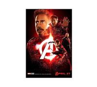 Avengers Infinity War Iron Man Doctor Strange Spiderman Poster Canvas Poster Bedroom Decor Landscape Office Room Decor Gift 12x18inch(30x45cm)