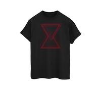 Avengers Infinity War Men's Black Widow Lines Cotton T-Shirt | Size: Medium Avengers Infinity War Black M