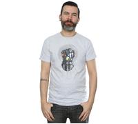 Avengers Infinity War Men's Gauntlet Cotton T-Shirt in Grey | Size: Small Avengers Infinity War Grey S