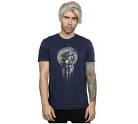 Avengers Infinity War Men's Gauntlet Cotton T-Shirt in Navy | Size: Small Avengers Infinity War Navy S