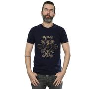 Avengers Infinity War Men's Icons Cotton T-Shirt in Navy | Size: XL Avengers Infinity War Navy XL