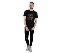 Avengers Infinity War Men's Logo Cotton T-Shirt in Black | Size: Small Avengers Infinity War Black S
