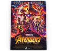 Avengers Infinity War POSTER Glossy Premium Borderless Movie Poster of Various Sizes (POSTER - A2 size 23.4 x 16.5 Inch / 594 x 420 mm, Infinity War (V1))