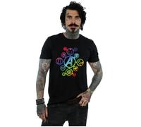 Avengers Infinity War Rainbow Icons T-Shirt Marvel Black M