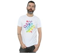 Avengers Infinity War Rainbow Icons T-Shirt Marvel White S