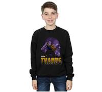 Avengers Infinity War Thanos Character Sweatshirt Marvel Black 7-8 Years