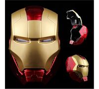 Avengers Iron Man Adults Kids Helmet Mask Youth Superheros Full Face Masks Christmas Carnival Eyes With Led Light Electronic Headcowl Luminous Facemas