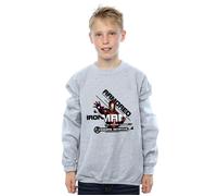 Avengers Iron Man Armoured Avenger Sweatshirt Marvel Grey 12-13 Years