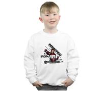 Avengers Iron Man Armoured Avenger Sweatshirt Marvel White 5-6 Years