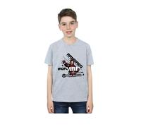 Avengers Iron Man Armoured Avenger T-Shirt Marvel Grey 5-6 Years