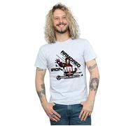 Avengers Iron Man Armoured Avenger T-Shirt Marvel Grey XXXL