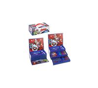 Avengers Kids 52pc Colouring Art Stationery Set with Watercolour Felt Tip Pens Crayons and Pencils Travel Set for Children