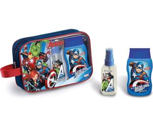 Avengers Kids Fragrance Gift Set | EDT 90ml, 2in1 Bubble Bath & Shampoo, Bag