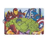 Avengers Kids Placemat - Marvel Avengers Bombers Table Mat for Children - Non-Slip Plastic Dining Table Placemat - Table Protector for Home, School & Picnic (4+ Years)