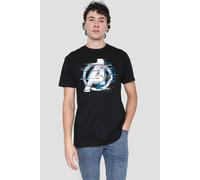 Avengers Endgame Quantum Logo T-Shirt, Black | Size: 2XL Avengers Black 2XL