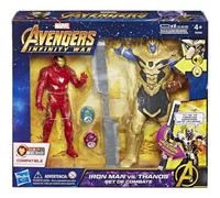 Avengers Marvel Infinity War Iron Man vs Thanos Battle Action Figure Set