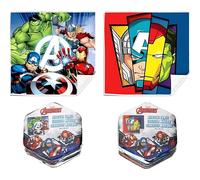 Avengers Marvel Magic Placemats Set 2 Pieces Table Cloth Table Mat Washable Heat Resistant 30x30cm 100% Cotton