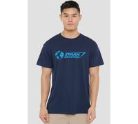 Avengers Stark Logo T-Shirt, Navy | Size: 2XL Avengers Navy 2XL