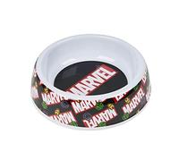 Avengers Marvel Theme Dog Bowl Hard Plastic 500 Millileters Size 18 x 5 Centres Hulk Iron Man