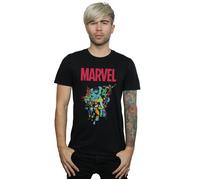 Avengers Pop Group T-Shirt Marvel Black L