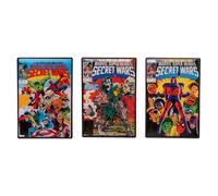 Avengers Secret Wars Comic Cover Collectors Edition Pin Set