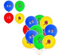 Avengers Spider Balloon Superhero Birthday Balloons,Avengers Party Decorations,12Pcs 12Inch Captain America Iron Man Hulk Spider Latex Balloons for Kids Boys Superhero Birthday Party Supplies