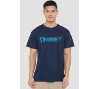 Avengers Marvel Stark Logo T Shirt, Navy Navy